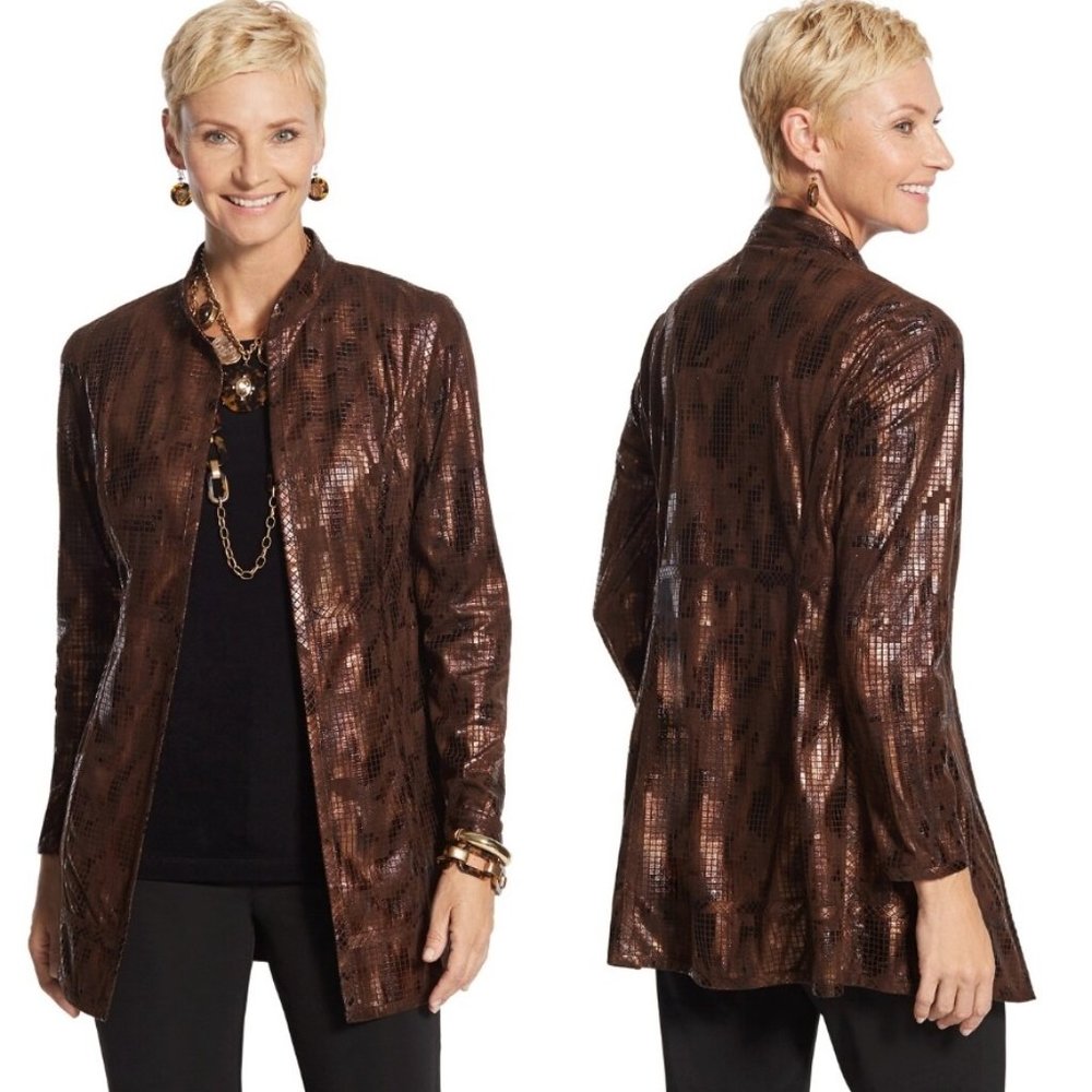 Metallic Duster Jacket - Picture 16 of 16
